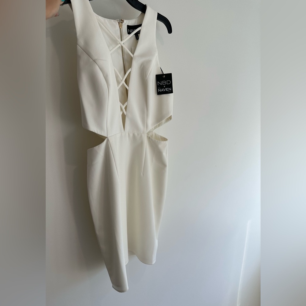 Naven Women's White Backless Dress